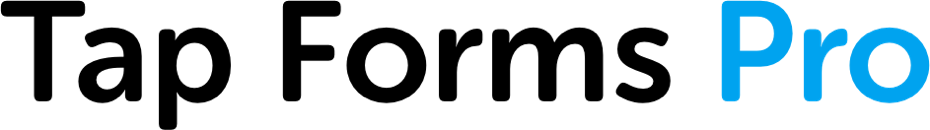 Tap Forms Pro text image